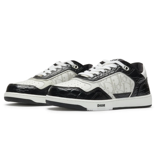Dior B27 Black White Python Sneaker