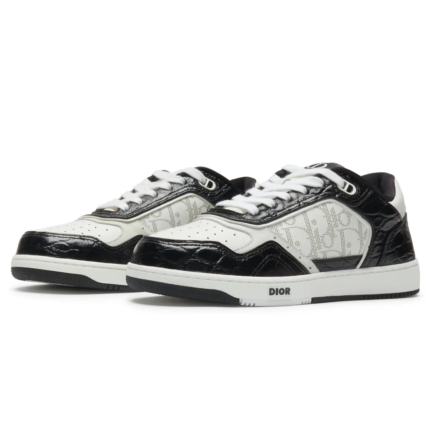 Dior B27 Black White Python Sneaker