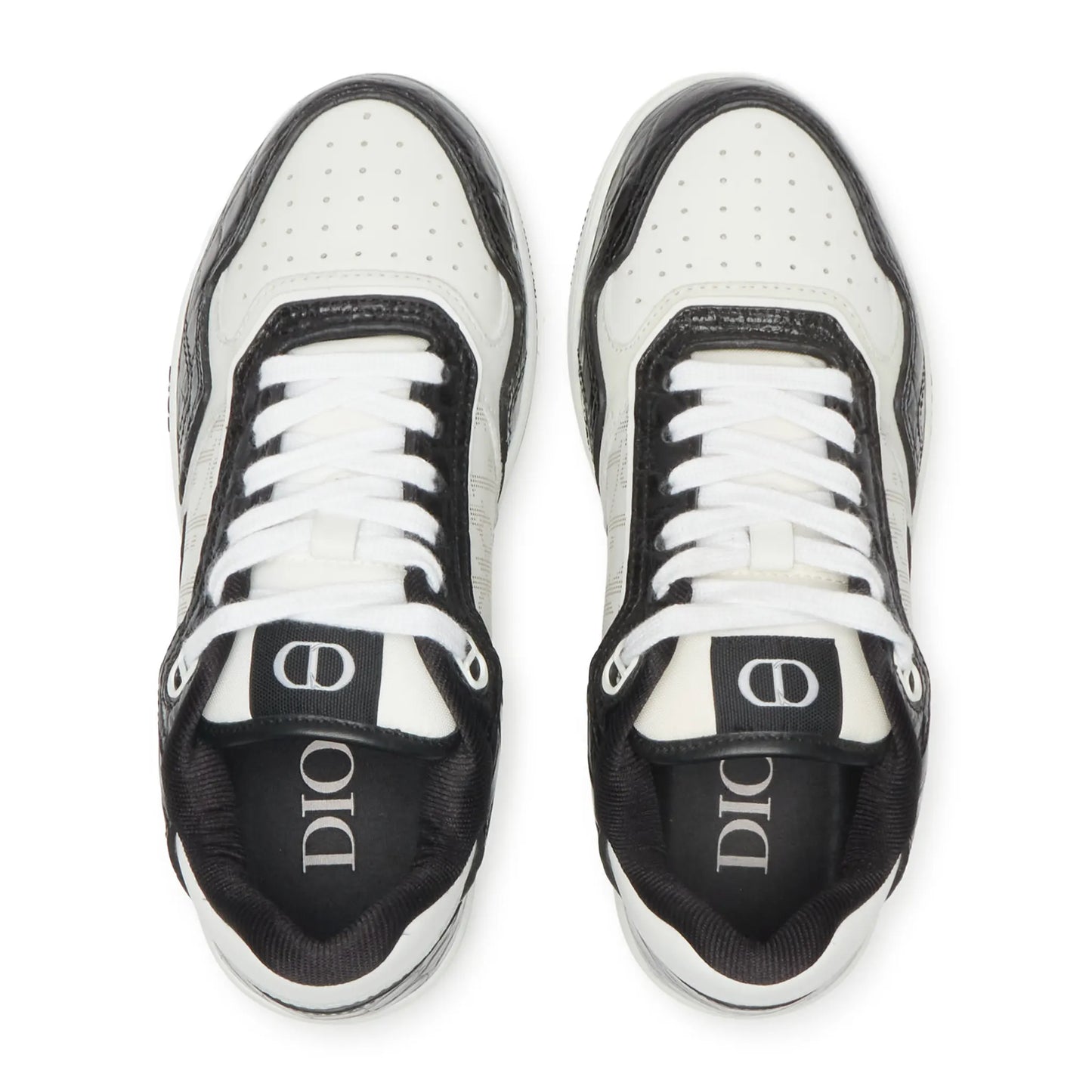 Dior B27 Black White Python Sneaker